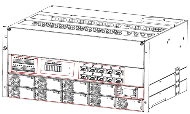 STP48600H&nbsp;6U&nbsp;rack-mounted&nbsp;power&nbsp;system&nbsp;